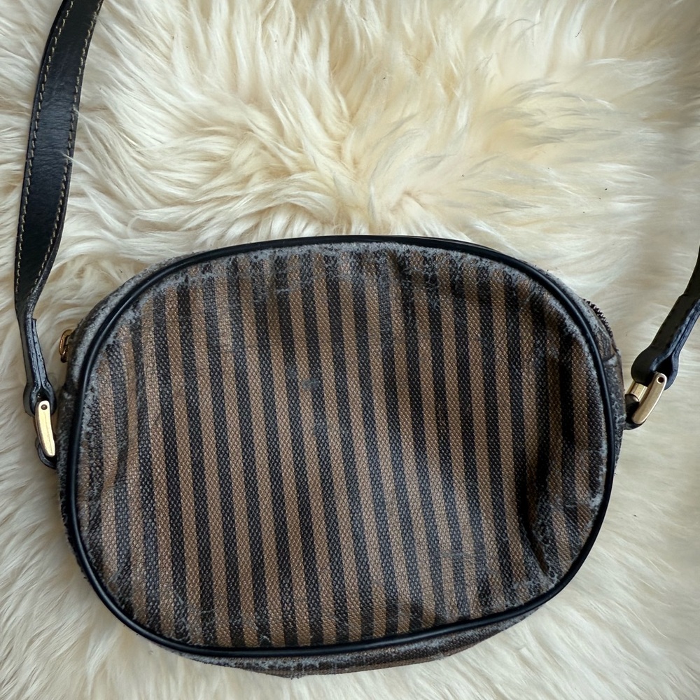 Fendi Vintage Pequin Crossbody Coated Canvas Small 7x6x1,5 - Picture 5 of 11